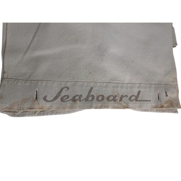 Vintage Seaboard Railroad Seatback Headrest Covers Set of 3 - Picture 5 of 5